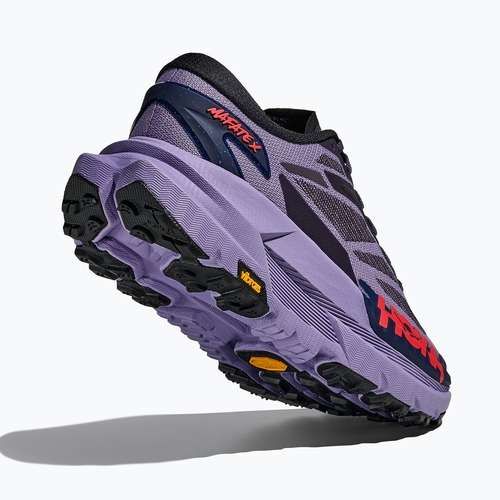 Women's running shoes HOKA Mafate X berry jam/squid ink