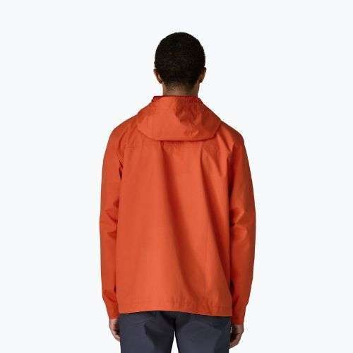 Men's rain jacket Patagonia Outdoor Everyday Rain coal orange