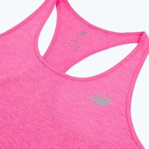 Women's T-shirt New Balance Athletics Tank pink heat heather