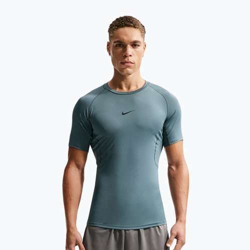 Men's training T-shirt Nike Pro Dri-Fit Tight Fitness mineral slate/black
