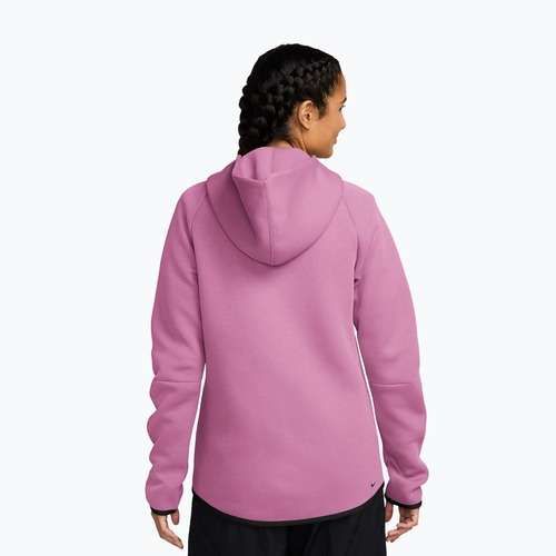 Women's sweatshirt Nike Sportswear Tech Fleece Windrunner light magenta/black