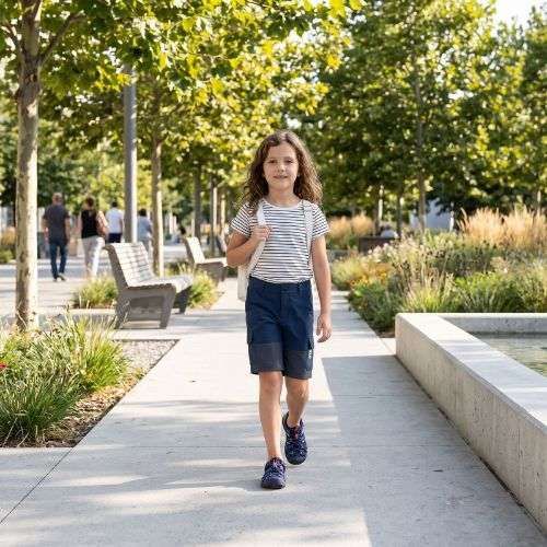 Children's hiking sandals KADVA Vitra T blue