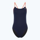 Women's one-piece swimsuit TYR Hexa Cutoutfit navy/orange