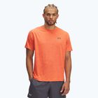 Men's training T-shirt Under Armour Tech Textured fire/ares red/castlerock