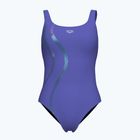 Women's one-piece swimsuit arena Ginevra Wing Back violet