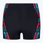 Men's Speedo Tech Print swim shorts black/orange