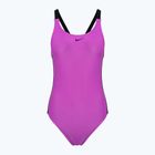 Women's one-piece swimsuit Nike Logo Tape Fastback fuchsia dream