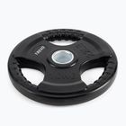 XTREXO black rubberised cast iron weight RW10 10 kg