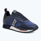 Shoes EA7 Emporio Armani Black & White Suede sky captain / deep cobal / mineral