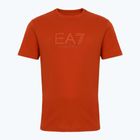 Men's EA7 Emporio Armani Visibility Cotton Crew rooibos tea T-shirt