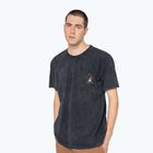 Men's T-shirt Kaotiko Washed Trust Your Intuition black