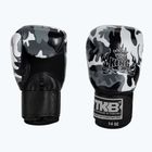 Top King Muay Thai Empower grey boxing gloves TKBGEM-03A-GY