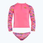 Longsleeve + child swimming briefs Funkita Zippy Rashie & Brief learner lane