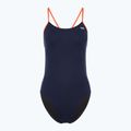 Women's one-piece swimsuit TYR Hexa Cutoutfit navy/orange