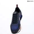 Shoes EA7 Emporio Armani Black & White Suede sky captain / deep cobal / mineral 16