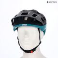 UVEX bike helmet React black/teal matt 10