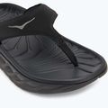 Women's flip-flops HOKA Ora Recovery Flip Flops black/dark gull gray 7