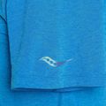 Men's Saucony Stopwatch cobalt heather running shirt 5