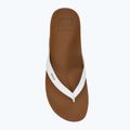 Women's REEF Cushion Cloud flip flops white and brown RF0A3FDSCLD 6