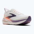 Women's running shoes Brooks Glycerin 23 white/mulled grape/clear