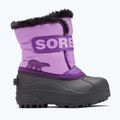 Sorel Childrens Snow Commander gumdrop/purple violet snow boots 9