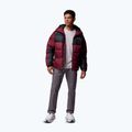 Men's insulated jacket Columbia Pike Lake II Hooded rich wine/black 2