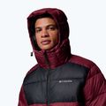 Men's insulated jacket Columbia Pike Lake II Hooded rich wine/black 6