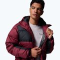 Men's insulated jacket Columbia Pike Lake II Hooded rich wine/black 8