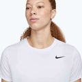 Women's training T-shirt Nike Dri-Fit white/black 4