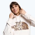 Men's The North Face Standard Hoodie gardenia white/coal brown water distortion print 3