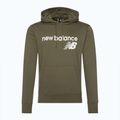 Men's New Balance Core Fleece Hoodie dark moss 5