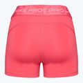 Nike Pro Mid Rise 3" women's training shorts aster pink/pinksicle/hot punch/white 2
