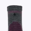 Women's socks Samrtwool Hike Targeted Cushion Mid Crew medium gray 3