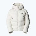 Women's down jacket The North Face Hyalite Down Hoodie white dune 2