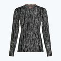 Women's trekking longsleeve Icebreaker Merino 260 Tech Vertex Crewe Delta Lines AOP black/snow/j 7
