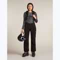 Women's trekking longsleeve Icebreaker Merino 260 Tech Vertex Crewe Delta Lines AOP black/snow/j 8