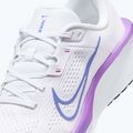 Women's running shoes Nike Quest 6 white/black/bright violet/sapphire 9