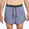 Men's running shorts Nike Fly Nike Stride 5" iron purple/black