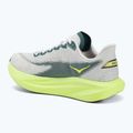 Women's running shoes HOKA Mach 7 frost/neon yuzu 3