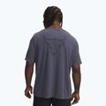 Men's T-shirt Under Armour Project Rock Q3 ST Graphic downpour gray/white 2