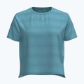 Women's running top Under Armour Velociti blue haze/black/metallic silver