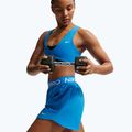 Women's training shorts Nike Pro 2in1 light photo blue/white 4
