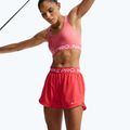 Women's training shorts Nike Pro 2in1 light crimson/white 4