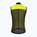 Men's ASSOS Mille GT C2 Wind optic yellow cycling waistcoat 2