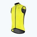 Men's ASSOS Mille GT C2 Wind optic yellow cycling waistcoat 3