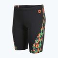 Children's swim jammers arena Print Swim black/orange multi 8