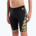 Children's swim jammers arena Print Swim black/orange multi 4