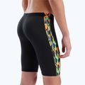 Children's swim jammers arena Print Swim black/orange multi 5