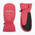 Rossignol Jr Rooster M tea rose children's ski gloves 8