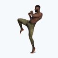 Men's training leggings Venum Serpenti Spats khaki/bronze/ivory 2